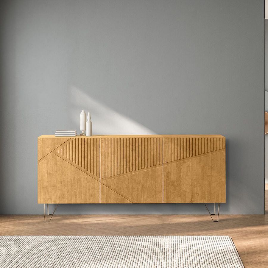 Credenza bassa Odam in legno massello